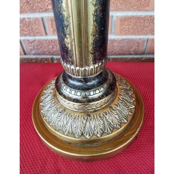 Rembrandt RARE Hollywood Regency Torchiere Table Lamp Acanthus Leaf Design - Picture 5 of 10